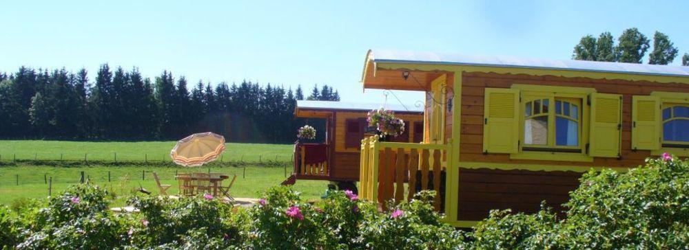 Les Roulottes De La Ferme Des Chanaux Saint-Julien-d'Ance Εξωτερικό φωτογραφία
